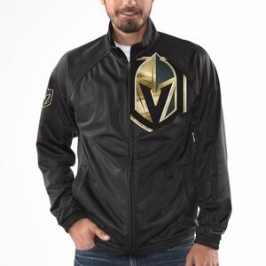 Vegas Golden Knights G-III Sports by Carl Banks Black Full Zip Jacket Size XL